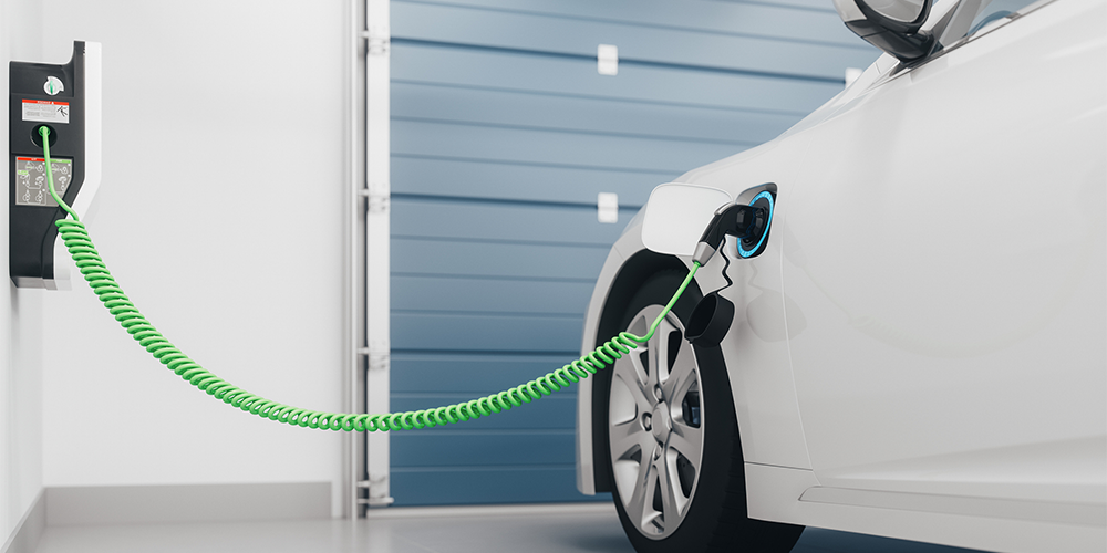 EV Charging in Garage